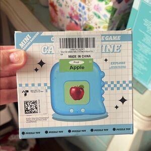 Blue Mini Flash Card Speech Toy Game